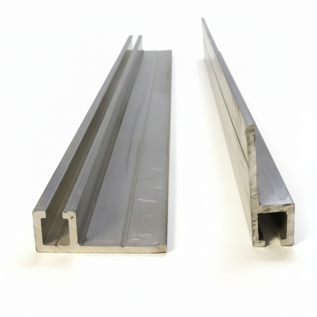 Guaina in alluminio per strip base 5, dritta o 90 gradi, Baretto