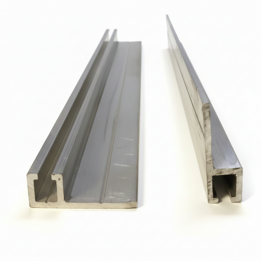 Guaina in alluminio per strip base 5, dritta o 90 gradi, Baretto