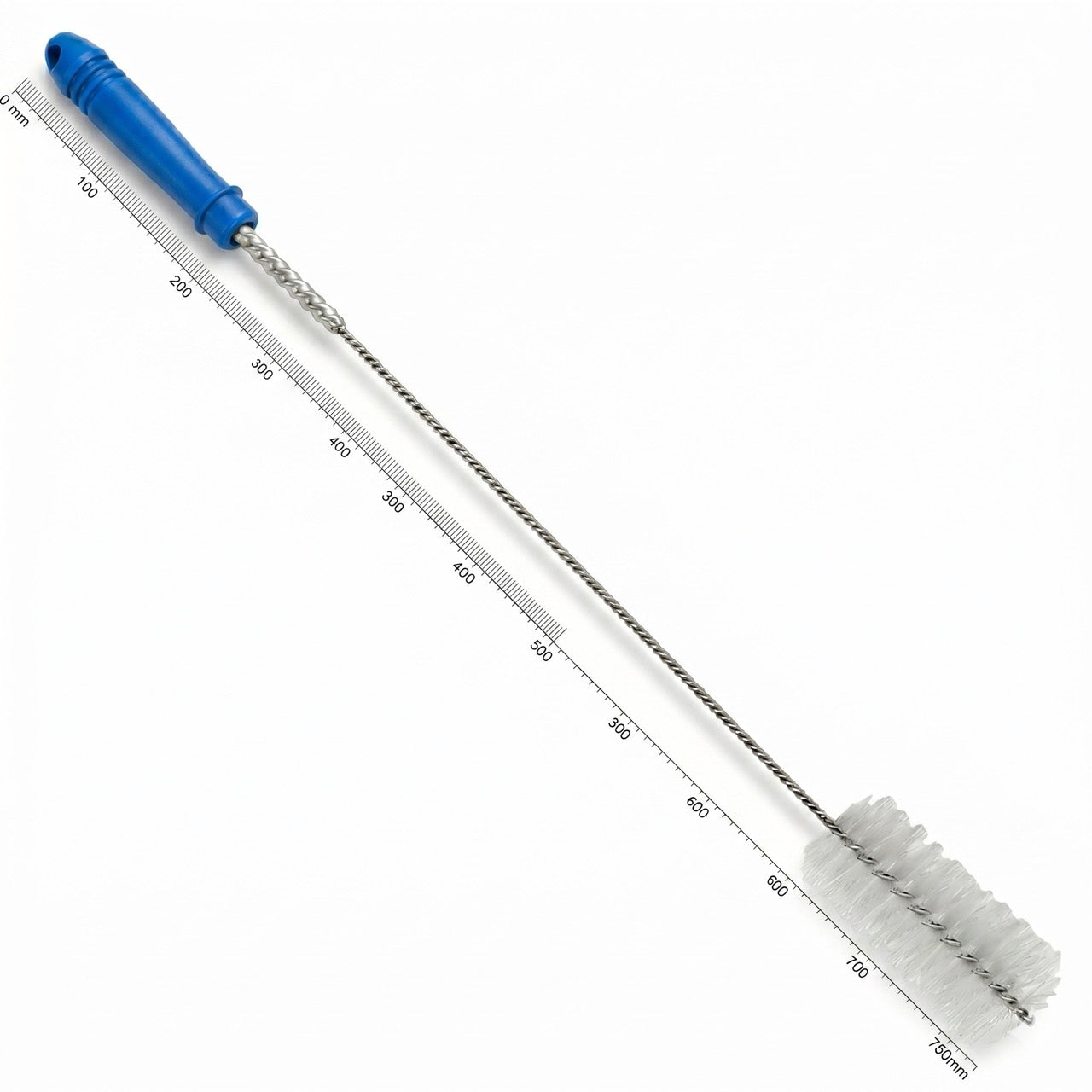 Scovolo tondo Baretto Art. 941N in nylon per caldaia a basamento, L. 750 mm con attacco M12