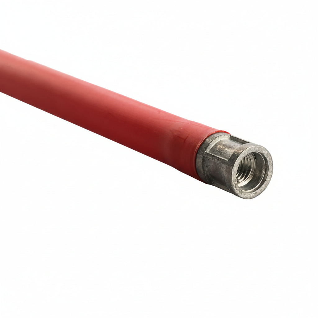 BARETTO Ricambio Aste per Kit Pulizia Canna Fumaria | 1 Asta Lineari da 1 m con Curvatura fino a 45° | Attacco M12