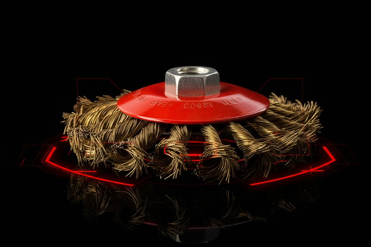 Spazzola Smerigliatrice Ottone